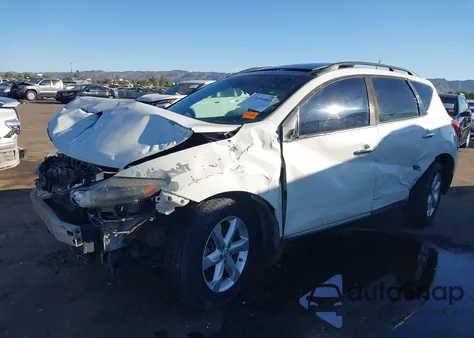 2009 Nissan Murano Sl z USA, uszkodzony, nr VIN JN8AZ18U89W100501